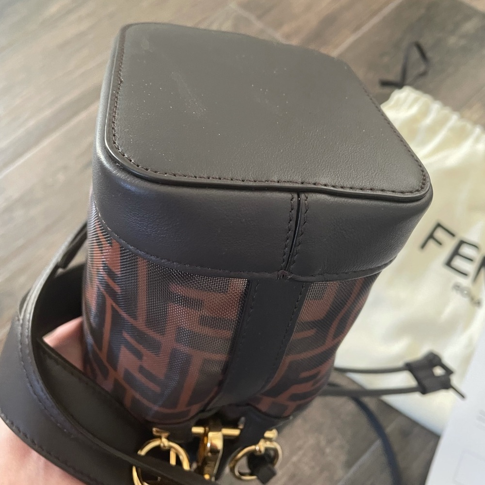 Fendi Zucca mesh Mon Tresor mini/bucket - Picture 10 of 16